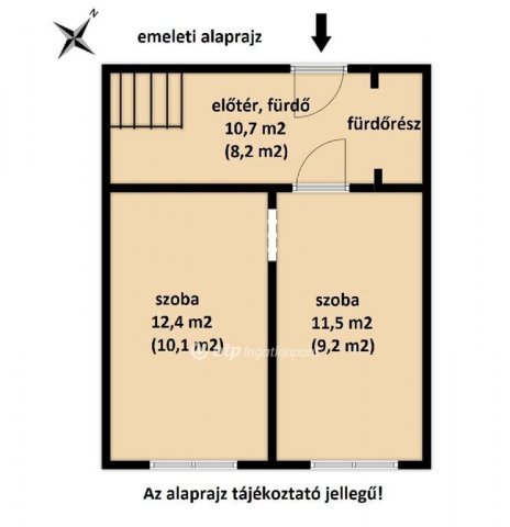 Eladó családi ház, Romándon 11.9 M Ft, 2 szobás