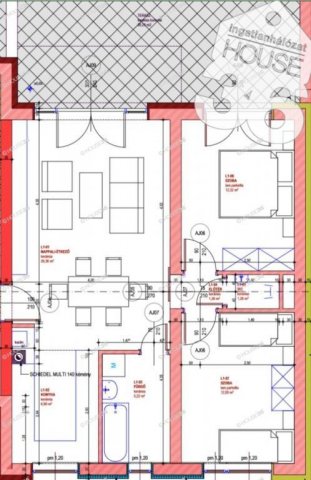 Eladó téglalakás, Kecskeméten 89.99 M Ft, 3 szobás