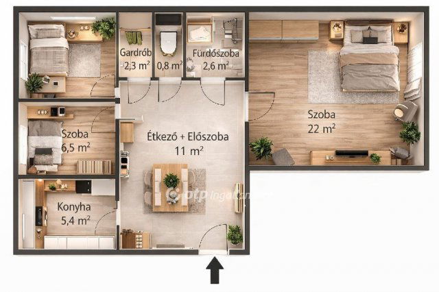 Eladó panellakás, Budapesten, III. kerületben 64.9 M Ft