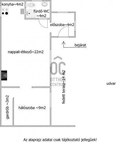 Eladó családi ház, Baján 15.9 M Ft, 2 szobás