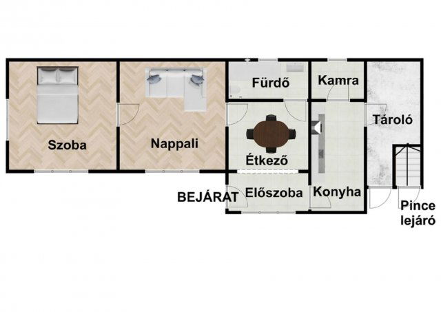 Eladó családi ház, Budaörsön 95 M Ft, 2 szobás