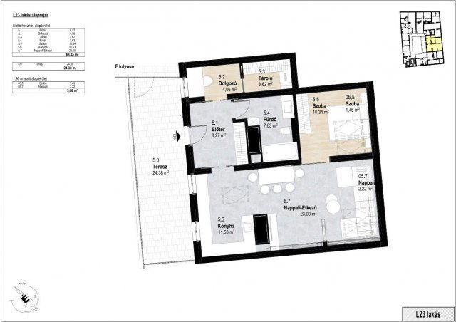 Eladó téglalakás, Budapesten, VI. kerületben, Jókai utcában