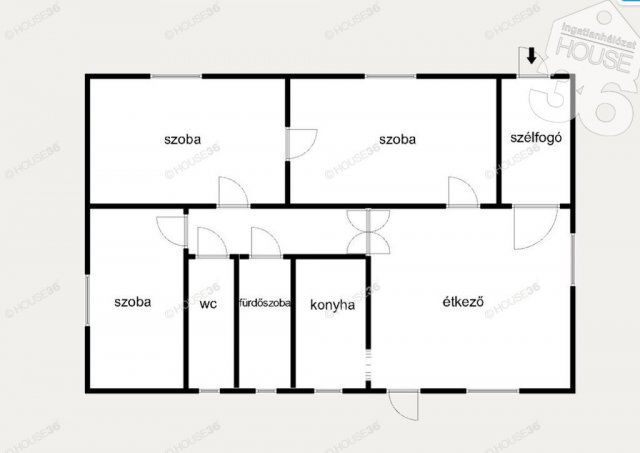 Eladó családi ház, Kecskeméten 69.9 M Ft, 3 szobás