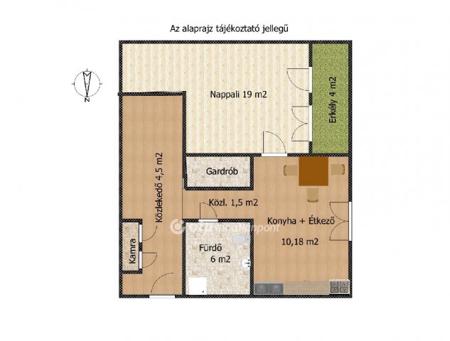 Eladó téglalakás, Budapesten, XX. kerületben 51.5 M Ft, 1 szobás