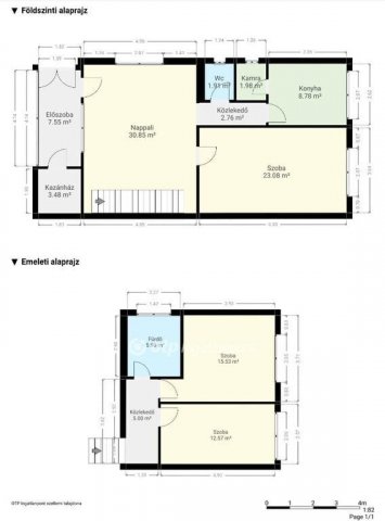 Eladó téglalakás, Pápán 47.9 M Ft, 3 szobás
