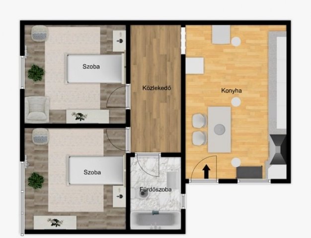 Eladó családi ház, Emődön 14.99 M Ft, 2 szobás