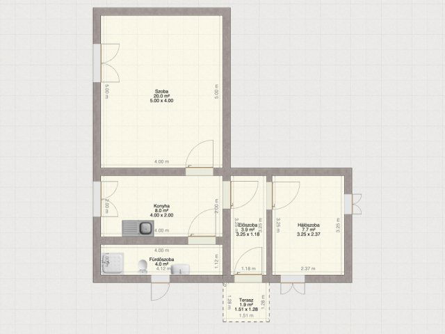 Eladó családi ház, Szigethalmon 33.9 M Ft, 1+1 szobás