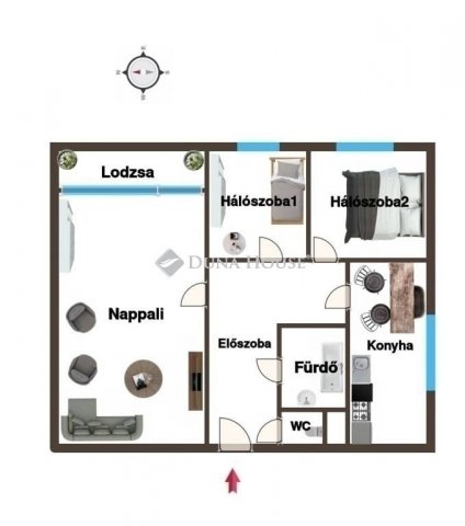 Eladó panellakás, Budapesten, III. kerületben 74.5 M Ft