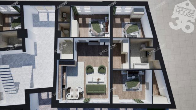 Eladó téglalakás, Kecskeméten 125 M Ft, 4 szobás