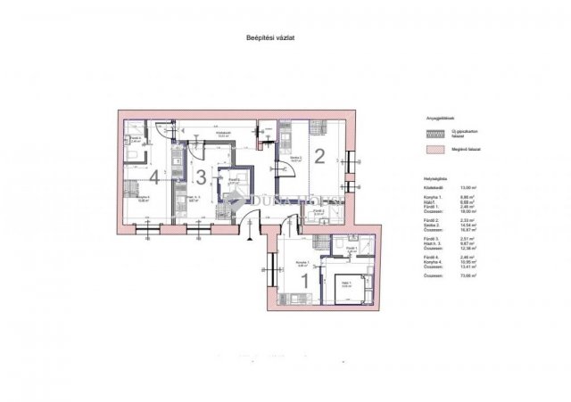 Eladó téglalakás, Budapesten, XIII. kerületben 38 M Ft, 1 szobás