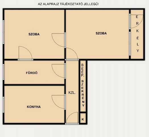 Eladó téglalakás, Kiskunhalason 28.9 M Ft, 2 szobás