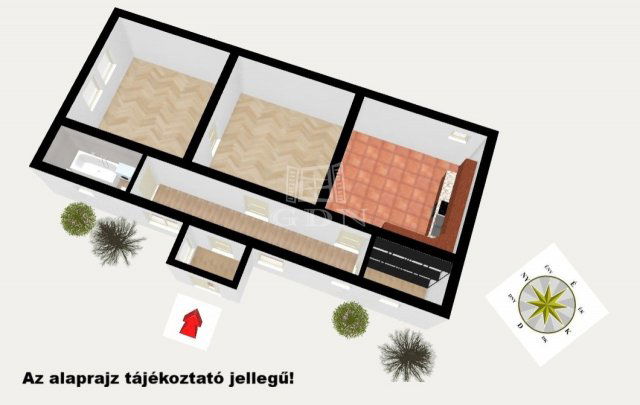 Eladó családi ház, Pilisen 39.9 M Ft, 2 szobás