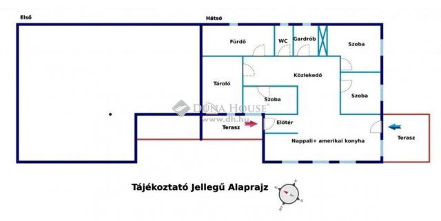 Eladó ikerház, Dabason 76 M Ft, 4 szobás / költözzbe.hu