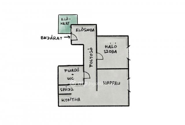 Eladó téglalakás, Budapesten, IV. kerületben 59.9 M Ft, 2 szobás