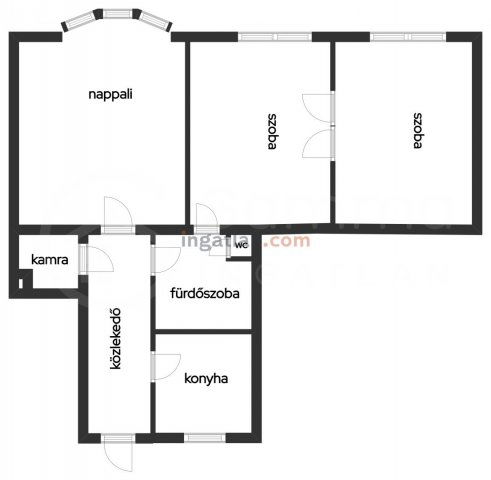 Eladó téglalakás, Miskolcon 41.9 M Ft, 3 szobás