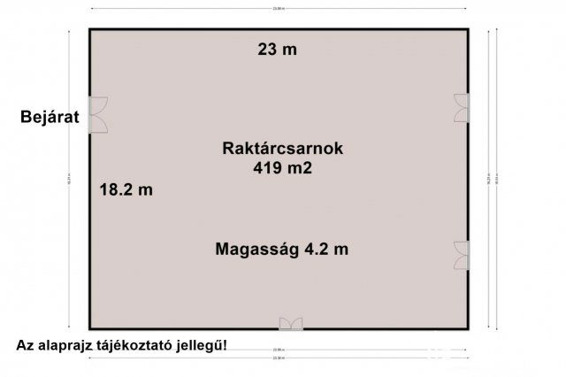 Kiadó ipari ingatlan, Békéscsabán 400 E Ft / hó