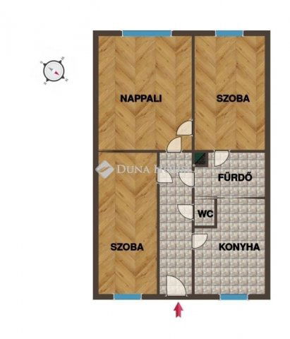 Eladó téglalakás, Szombathelyen 49 M Ft, 3 szobás