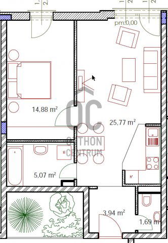 Eladó téglalakás, Budapesten, XX. kerületben 74.8 M Ft, 2 szobás