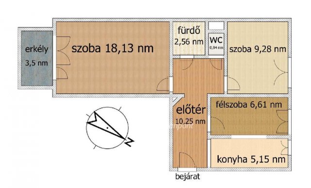 Eladó panellakás, Budapesten, XIX. kerületben 59.9 M Ft