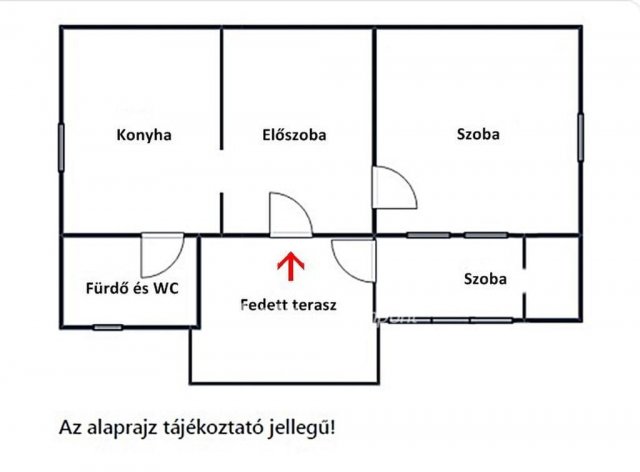 Eladó családi ház, Tiszatenyőn 10 M Ft, 1+1 szobás