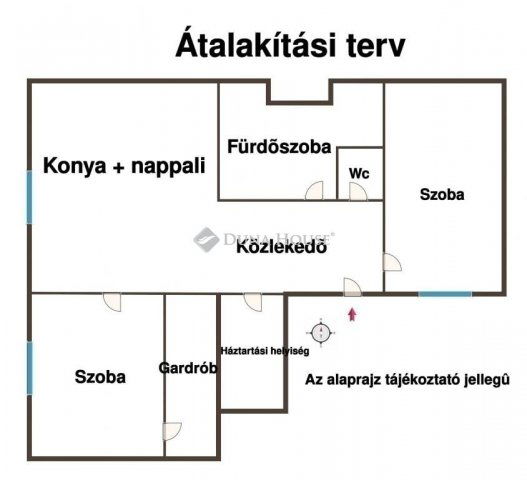 Eladó téglalakás, Budapesten, VIII. kerületben 76 M Ft, 3 szobás