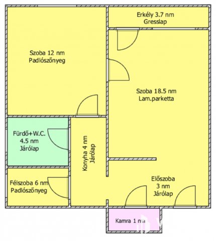 Kiadó téglalakás, albérlet, Salgótarjánban 120 E Ft / hó
