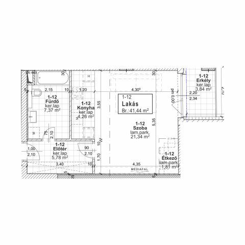 Eladó téglalakás, Budapesten, XIII. kerületben, Jász utcában