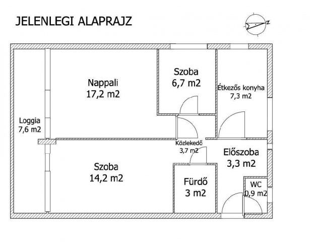 Eladó téglalakás, Budapesten, II. kerületben 99 M Ft, 2+1 szobás