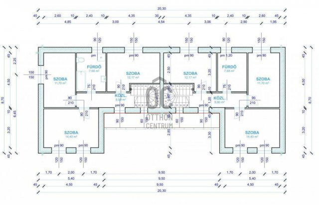 Eladó ikerház, Budapesten, XVIII. kerületben 110 M Ft, 5 szobás