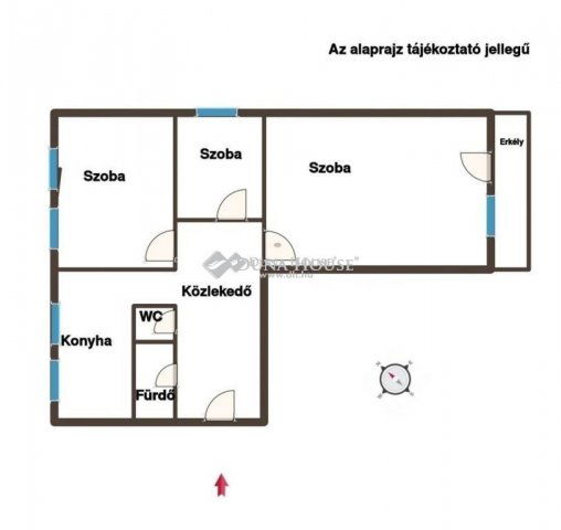 Eladó panellakás, Kecskeméten 49 M Ft, 3 szobás