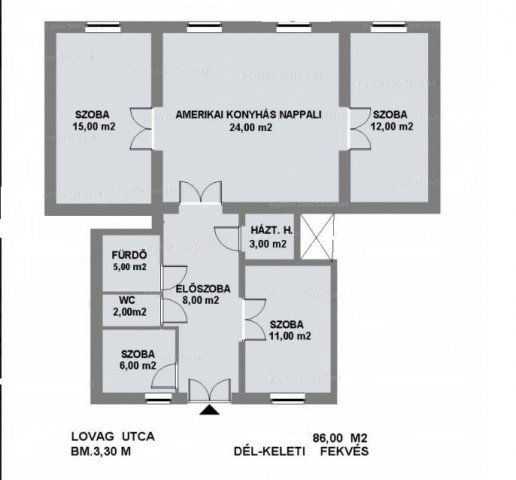 Eladó téglalakás, Budapesten, VI. kerületben 185 M Ft