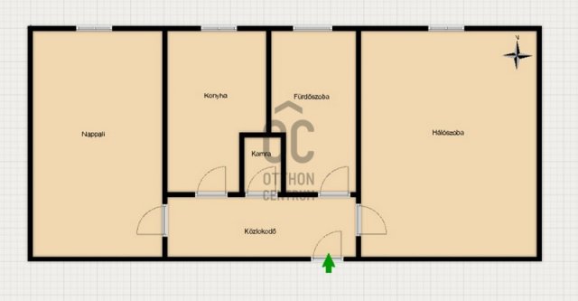 Eladó téglalakás, Zalaegerszegen 36 M Ft, 2 szobás