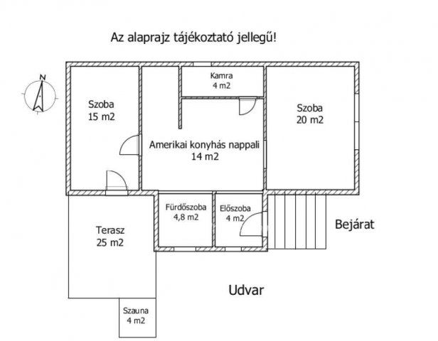 Eladó családi ház, Tápon 49.9 M Ft, 2 szobás