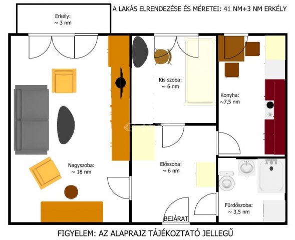 Eladó panellakás, Debrecenben 49.9 M Ft, 1+1 szobás