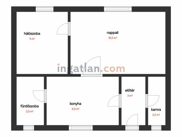 Eladó sorház, Kerepesen, Szabadság úton 38.79 M Ft, 2 szobás