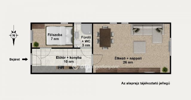 Eladó téglalakás, Budapesten, IX. kerületben 49.9 M Ft