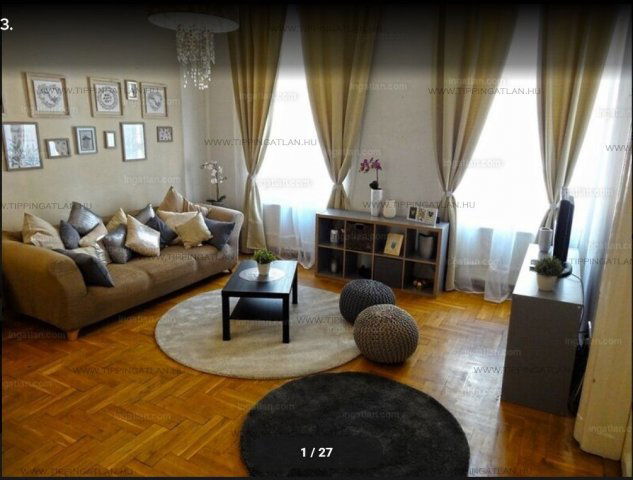 Eladó téglalakás, Budapesten, VI. kerületben 105 M Ft, 4 szobás