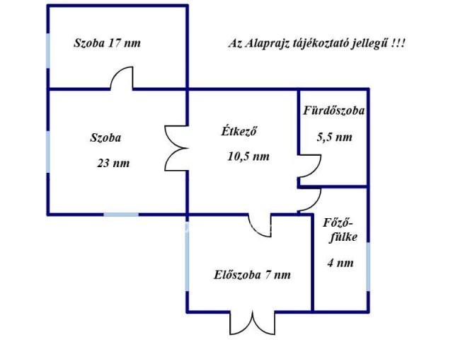 Eladó családi ház, Kunhegyesen 3.9 M Ft, 2 szobás