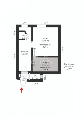 Eladó téglalakás, Budapesten, VIII. kerületben 48.9 M Ft