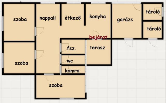 Eladó családi ház, Lakitelken 54.9 M Ft, 5 szobás