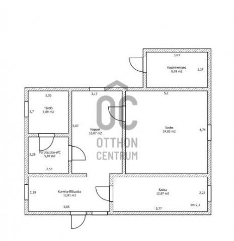 Eladó családi ház, Hódmezővásárhelyen 59.5 M Ft, 3 szobás