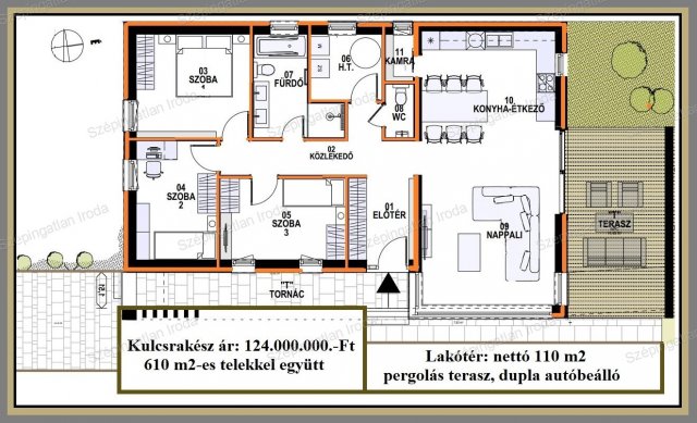 Eladó családi ház, Nagycenken 124 M Ft, 4 szobás