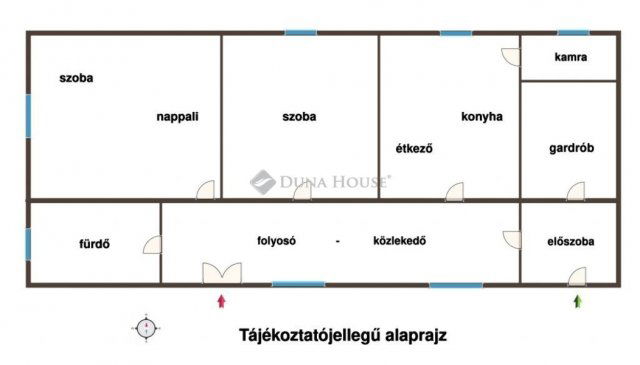 Eladó családi ház, Magyarhomorogon 3.8 M Ft, 2 szobás