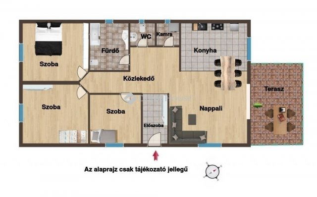 Eladó ikerház, Taksonyon 99.9 M Ft, 4 szobás