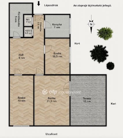 Eladó téglalakás, Budapesten, I. kerületben 110 M Ft, 2+1 szobás