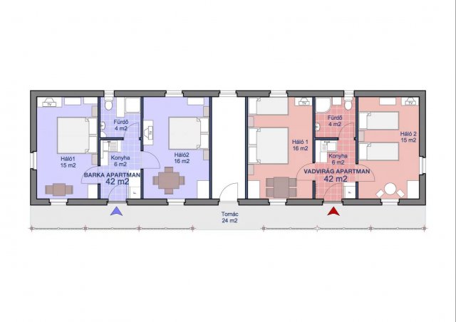 Eladó családi ház, Vágáshután 47 M Ft, 2 szobás