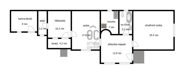 Eladó családi ház, Demecseren 18.9 M Ft, 3 szobás