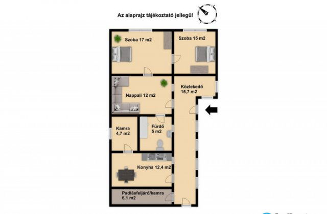 Eladó családi ház, Nézsán 30 M Ft, 3 szobás