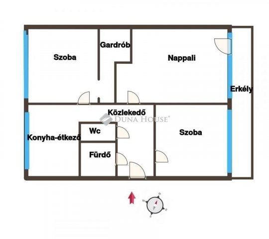 Eladó téglalakás, Szombathelyen 52.9 M Ft, 3 szobás