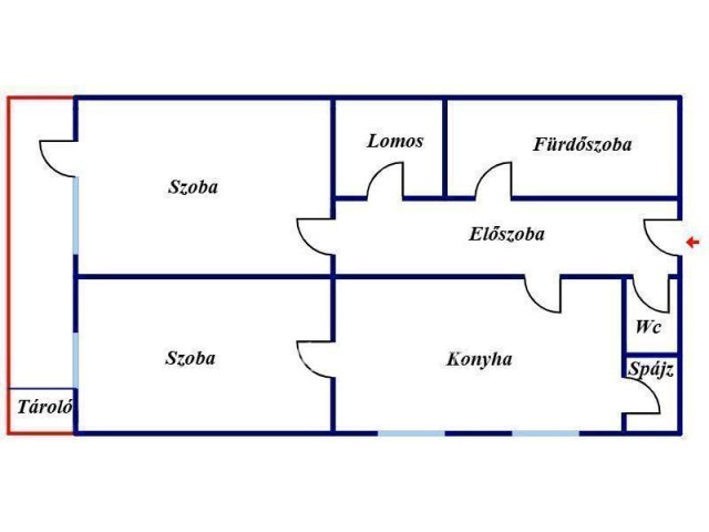 Eladó téglalakás, Miskolcon 29.9 M Ft, 2 szobás
